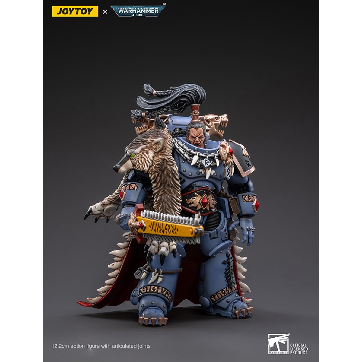 Amazon.com: JoyToy Warhammer 40K Space Wolves Ragnar Blackmane 4.8